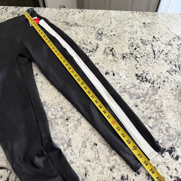 Spanx Faux Leather White Stripe Legging 3X NWT 20187P - Picture 11 of 13